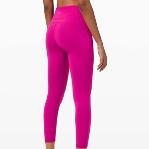 Lululemon ripened raspberry leggings size 2 (rare) 28”